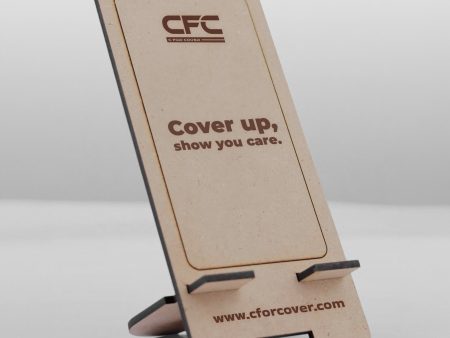 Designer MDF Mobile Stand Compatible with for Smartphones Supply