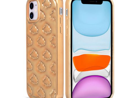 3D Cute Cloud Pattern Back Cover for Apple iPhone 11 For Cheap