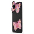 3D Vibrant Butterfly Silicone Phone Case For Realme C25 Online Hot Sale