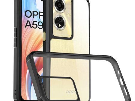 Silicone Border Transparent Back Cover for Oppo A59 5G Discount