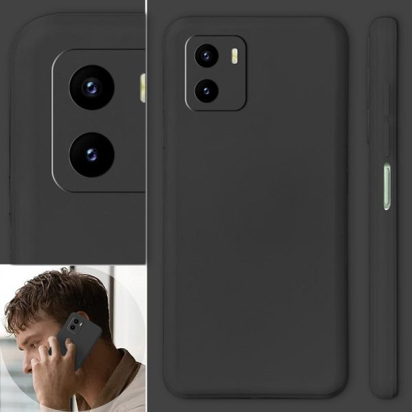 Premium Matte Silicone Back Cover for Vivo Y15S Sale